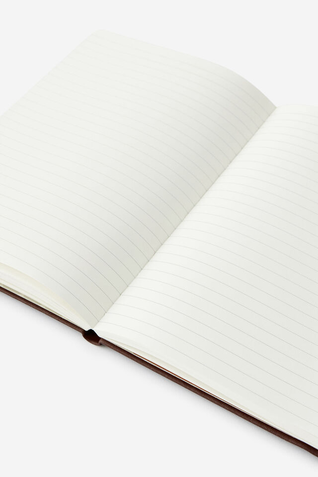 Personalised A5 Hard Lined Notetaker Notebook, ESPRESSO GOOD IDEAS