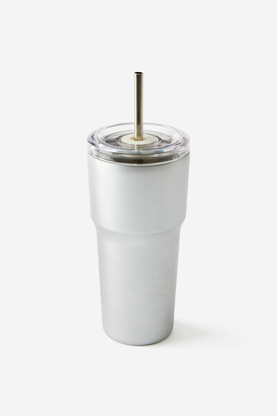 Smoothie Cup 600Ml, CHROME SILVER