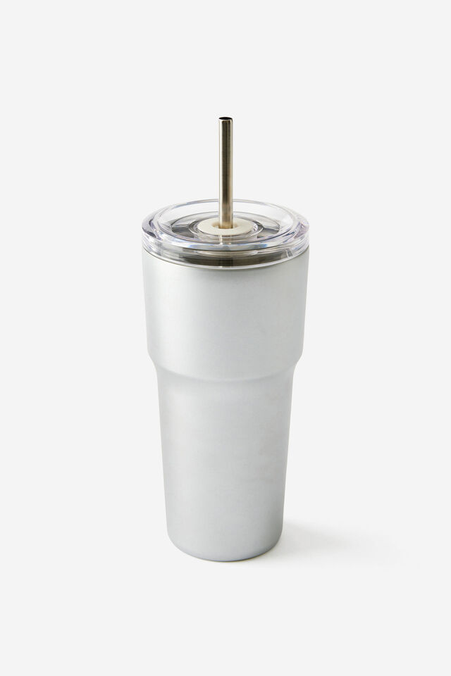 Smoothie Cup 600Ml, CHROME SILVER