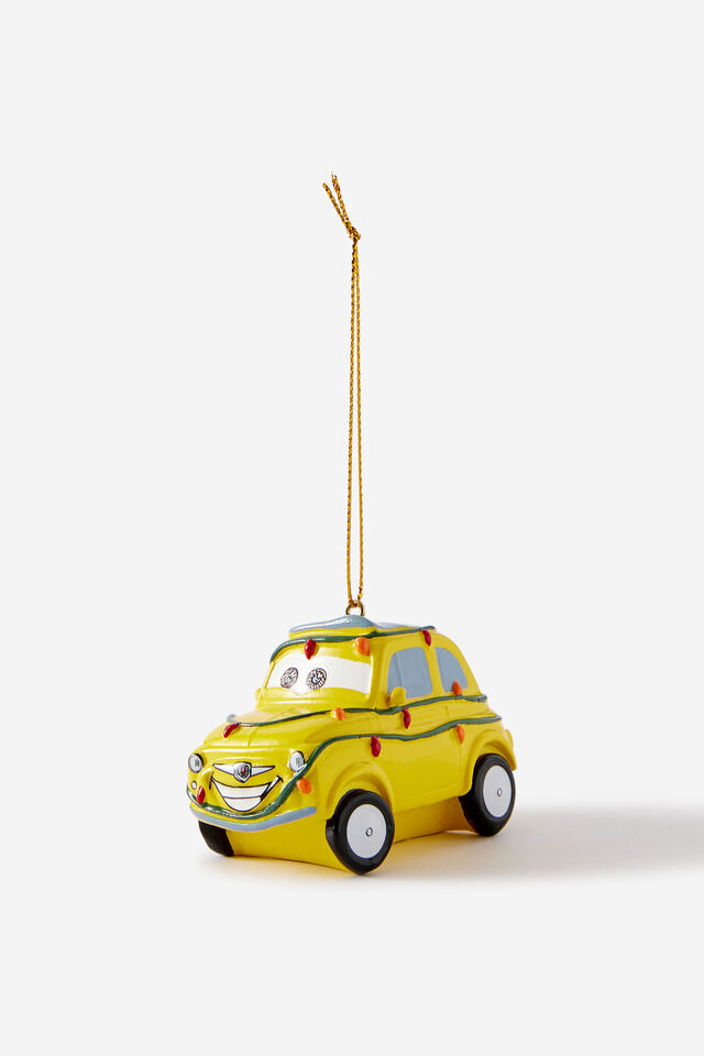Collab Resin Christmas Ornament, LCN DIS CARS LUIGI IN LIGHTS