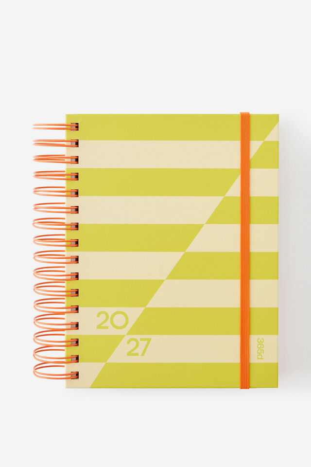 2027 A5 Daily Bright Days Diary, WASABI/LIMONCELLO SPLICE