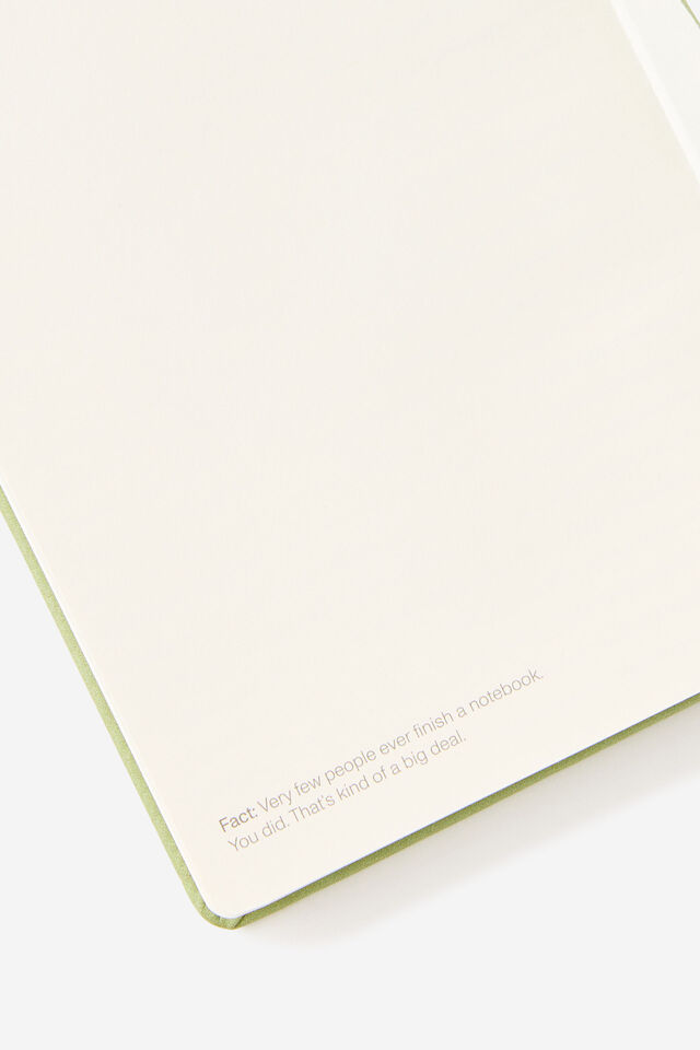 Metro B6 Hard Lined Notebook, Little Treats Bay Leaf