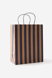 BLUE AND CRAFT STRIPE