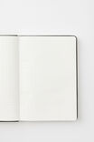 A5 Hard Grid Notetaker Notebook, BLACK - example image 2