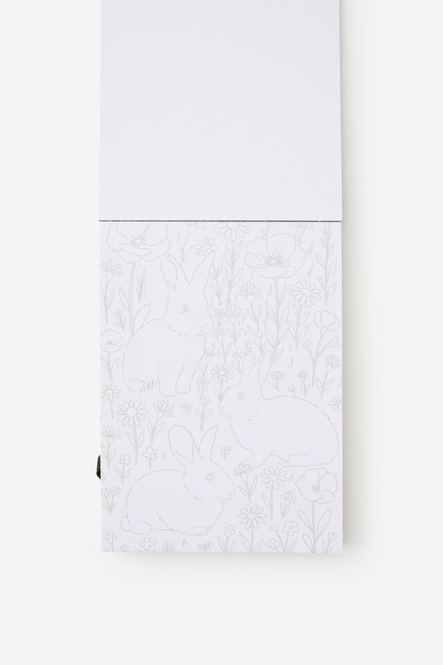 Mini Colouring Pad, WOODLAND WHIMSY