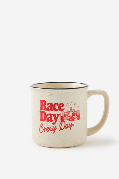 Boxed Ceramel Mug, RACE DAY EVERY DAY