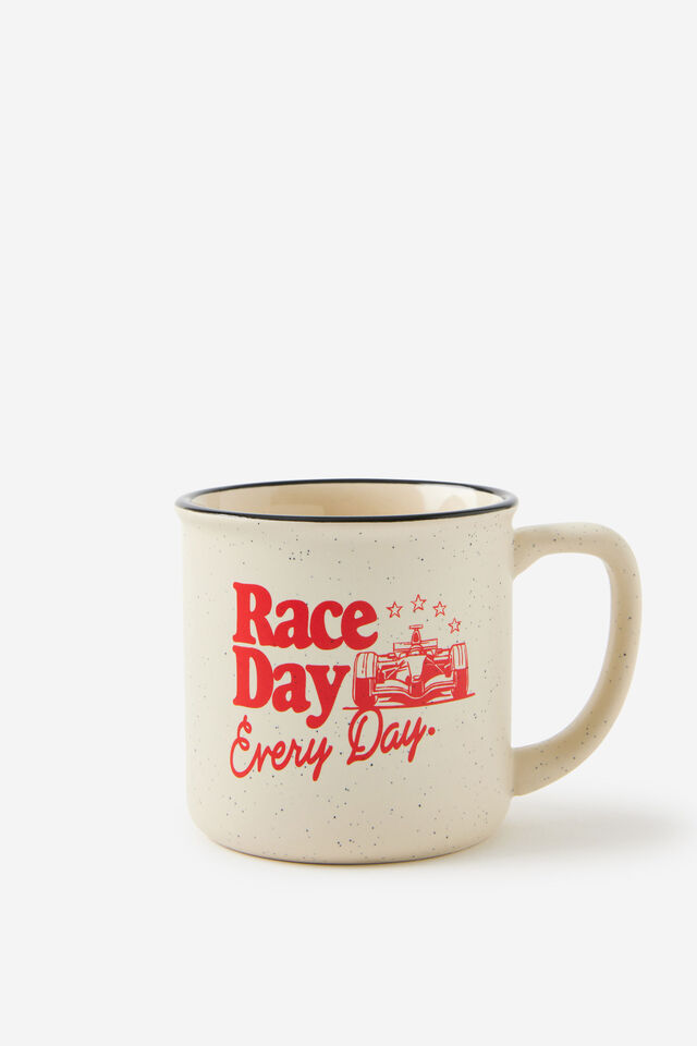 Boxed Ceramel Mug, RACE DAY EVERY DAY