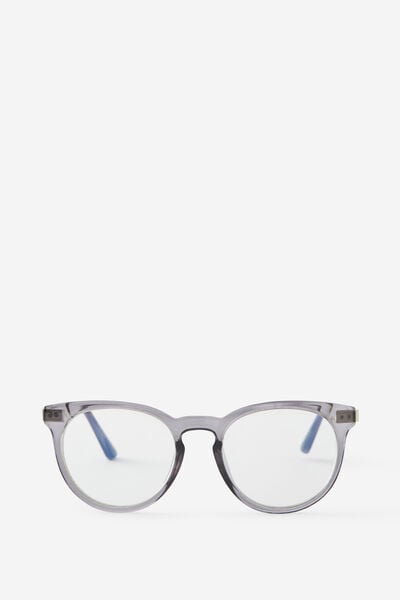 Remi Blue Light Blocking Glasses, TINTED BLACK