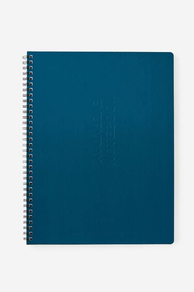 A4 Spiral Lined Notebook, NORTH SEA