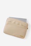 Personalised Pro 14 Inch Laptop Case, CHAI LATTE - alternate image 2