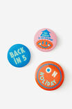 Pin Badge 3Pack, SUMMER QUOTES - example image 1