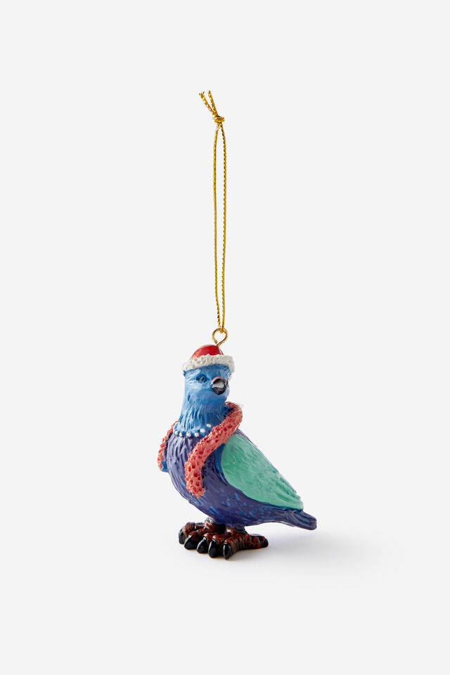Resin Christmas Ornament, SEXY CHRISTMAS PIGEON