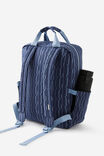 Campus Backpack, ZIG ZAG NAVY - alternate image 4