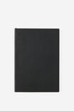 A5 Soft Cover Grid Notebook, BLACK - alternate image 1