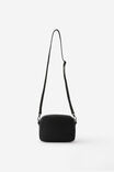 Plush Mini Crossbody, BLACK - alternate image 1