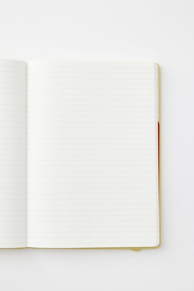 B5 Hard Cover Lined Notebook, LIMONCELLO