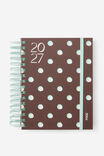 Select Colour: ESPRESSO POLKA