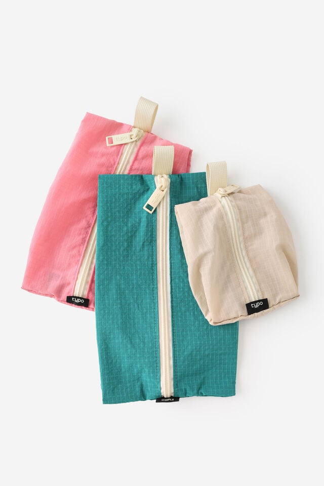 Sorted Pouch Set, MULTI BRIGHT