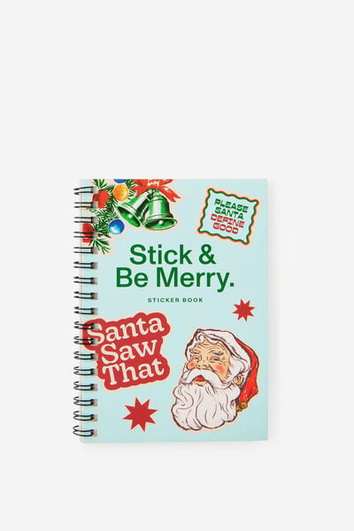 Stick It Sticker Book, KITSCH CHRISTMAS
