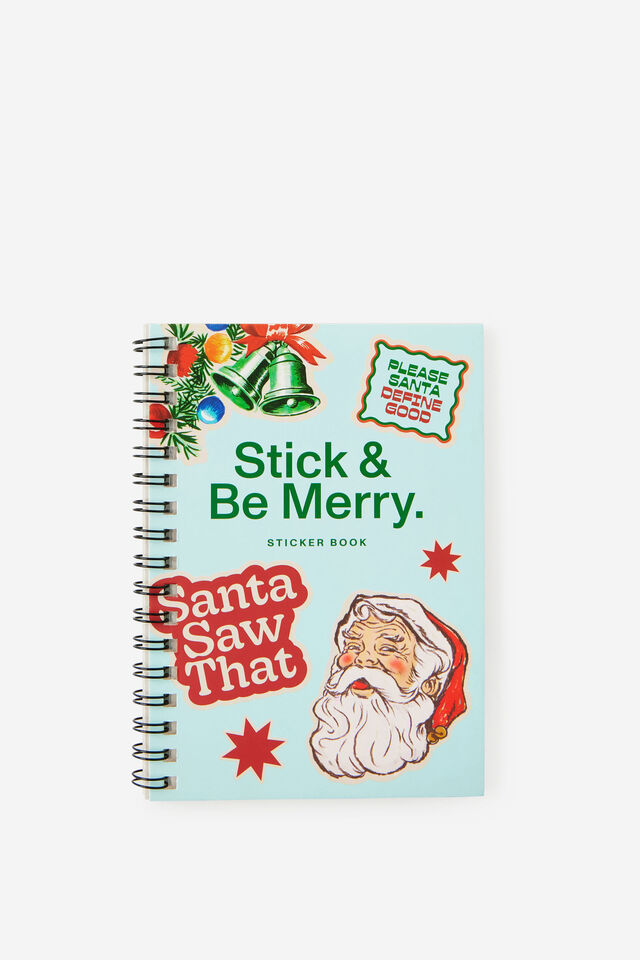 Stick It Sticker Book, KITSCH CHRISTMAS