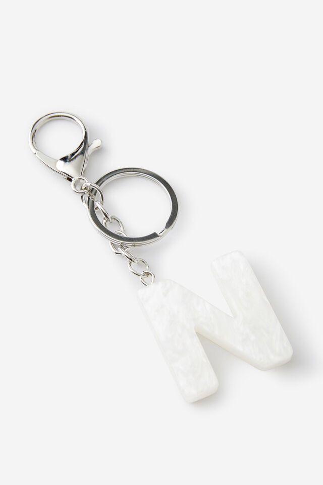 Alpha Keyrings, N / MOTHER OF PEARL