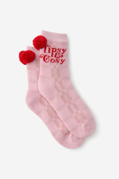 Christmas Slipper Sock, TIPSY & COSY