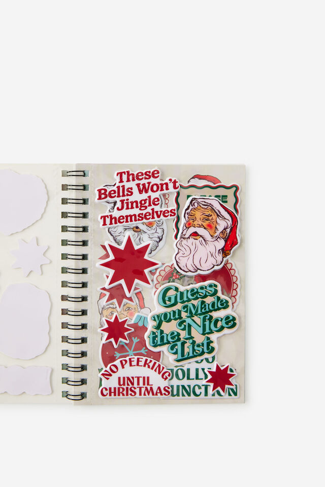Stick It Sticker Book, KITSCH CHRISTMAS