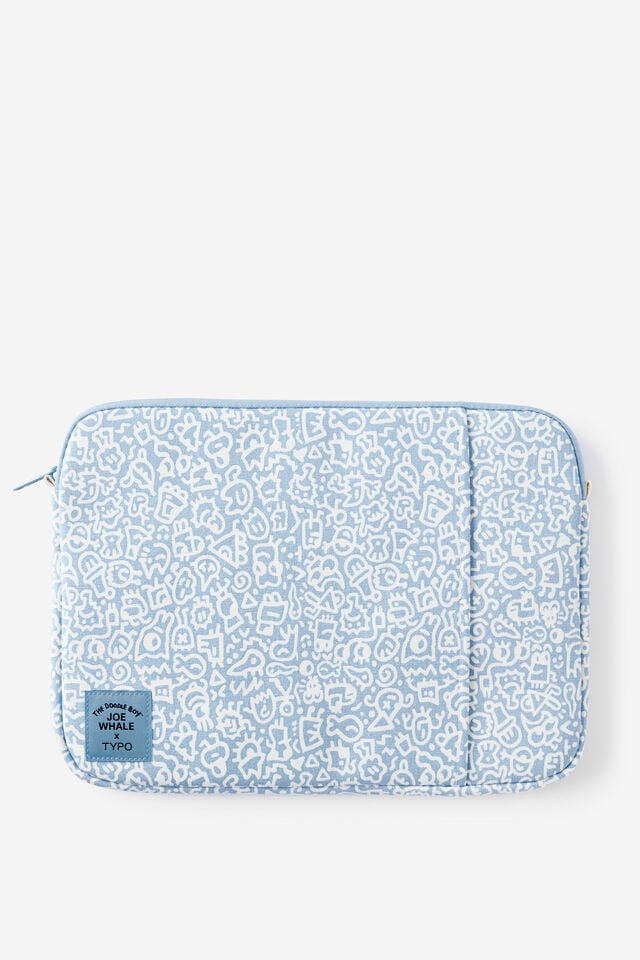 Doodle Boy Campus 14 Inch Laptop Case, LCN DOODLE BOY / BLUE SKIES