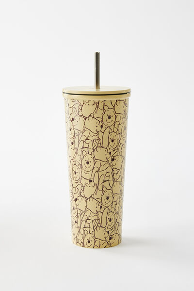 Collab Metal Smoothie Cup, LCN DIS WINNIE THE POOH PATTERN