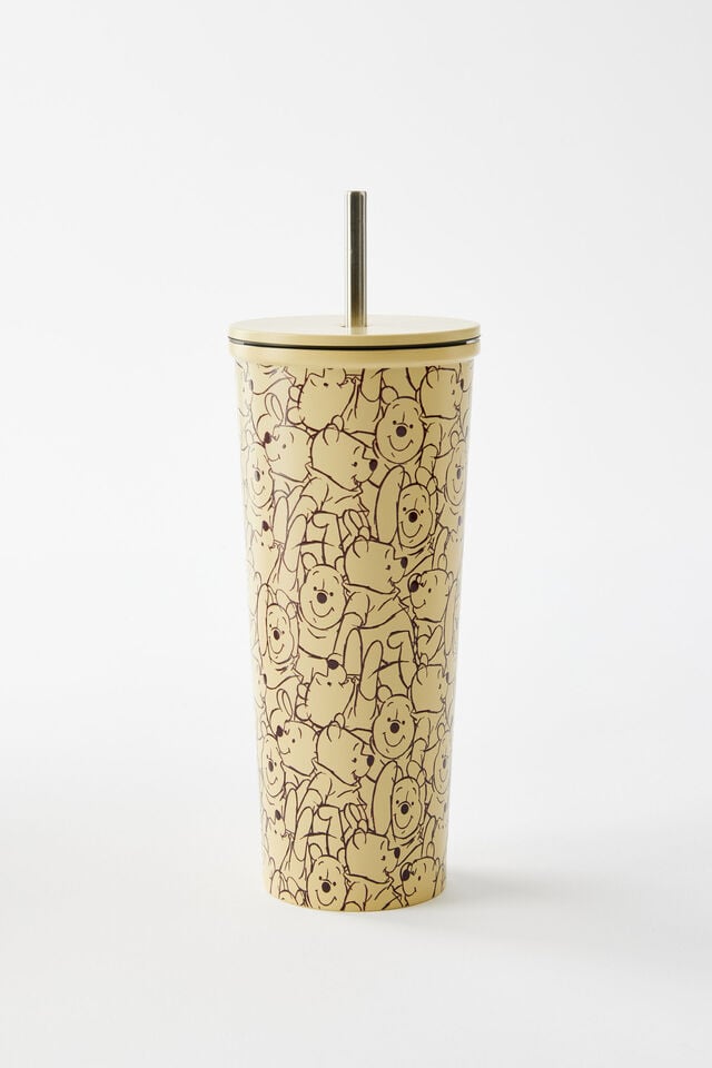 Collab Metal Smoothie Cup, LCN DIS WINNIE THE POOH PATTERN