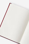 Lcn A5 Linen-Textured Lined Notebook, LCN FRIDA CABERNET - alternate image 3