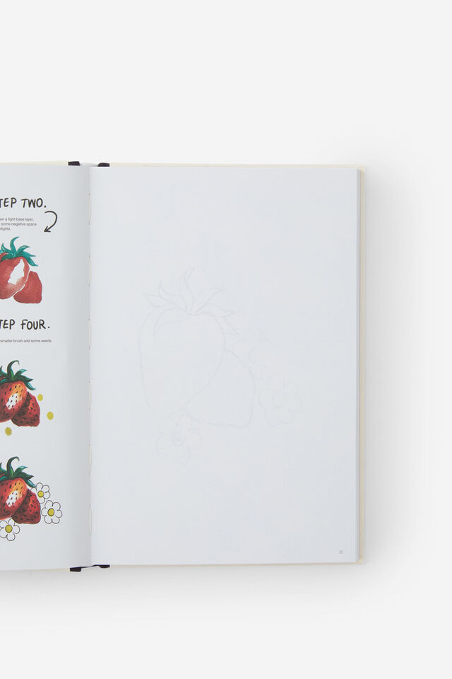 A5 Upskill Activity Journal, WATERCOLOUR FRUITS