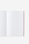A5 Stitch Notebook, CABERNET - alternate image 2