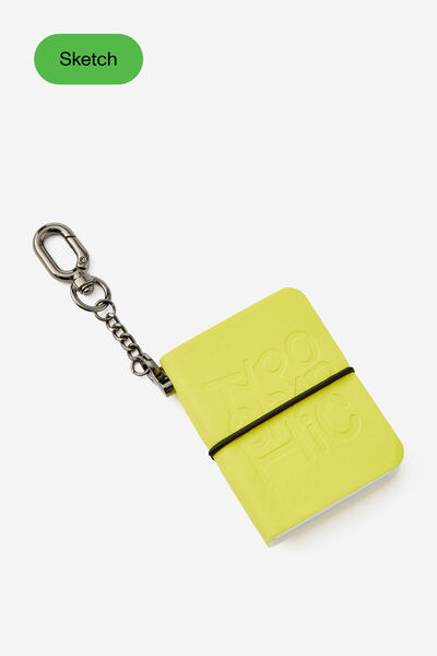 Mini Keyring Sketch Book, ZEST