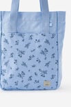 Campus Tote, BOUQUET DITSY STRIPE / BLUE SKIES - alternate image 2