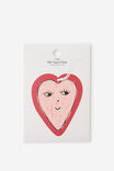 Die Cut Gift Tag 5Pk, HEART PINK - alternate image 1