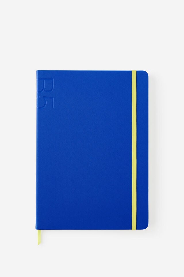 B5 Hard Lined Notetaker Notebook, OCEANA WASABI