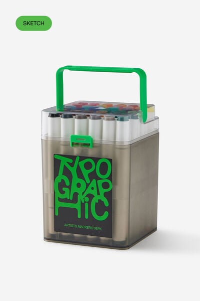 Artists Dual Art Marker 36Pk, MULTI V2