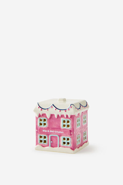 Light Up Home Ornament, SIP & SKI CHALET