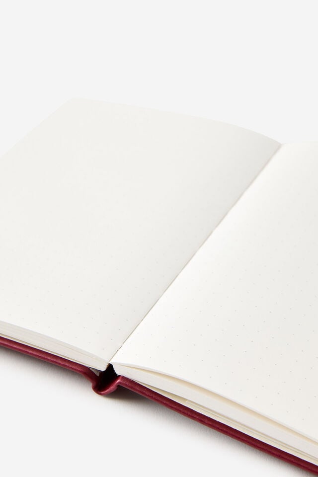 Metro B6 Hard Dot Notebook, Cabernet