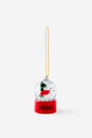 Collab Snowglobe Christmas Ornament, LCN PEA SNOOPY IN SCARF - example image 1