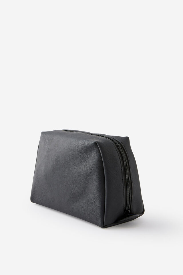 Toiletry Wash Bag, BLACK