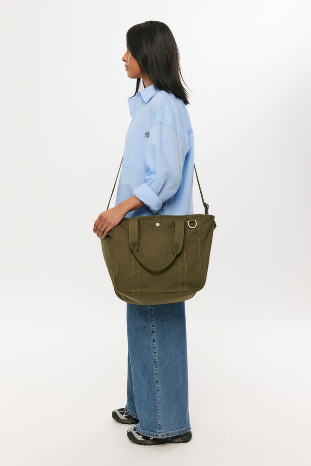 Flex Tote Large, OLIVE