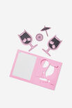 Luxe Nice Card, CHEERS TO YOU COCKTAIL PINK POP-OUT! - alternate image 3
