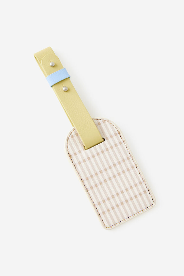 Core Luggage Tag, NEUTRAL CHECK