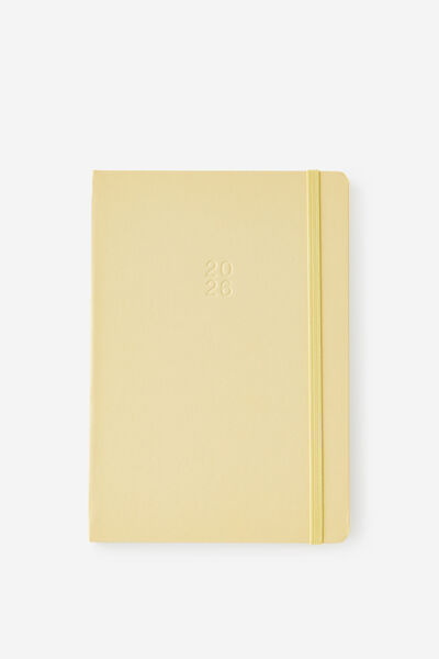 2026 A5 Weekly Hard Metro Diary, Limoncello
