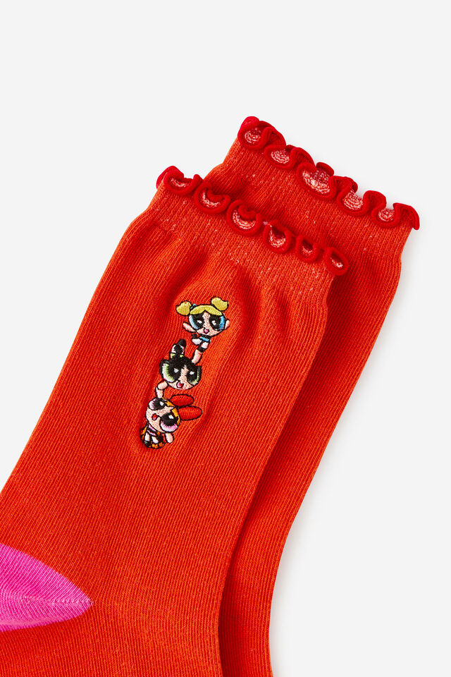 Mid Crew Socks, SUNGLASS CAT