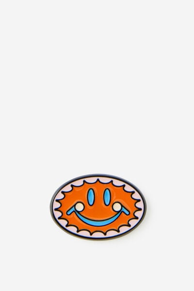 Enamel Sticker Individual, SUNNY