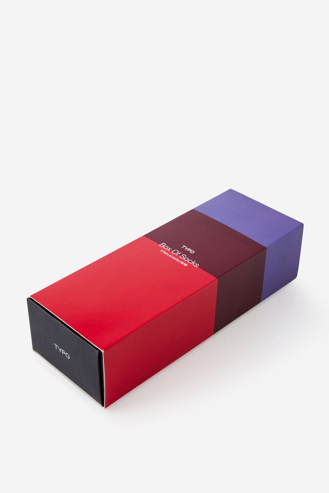 Box Of Socks, STRIPES (S/M)