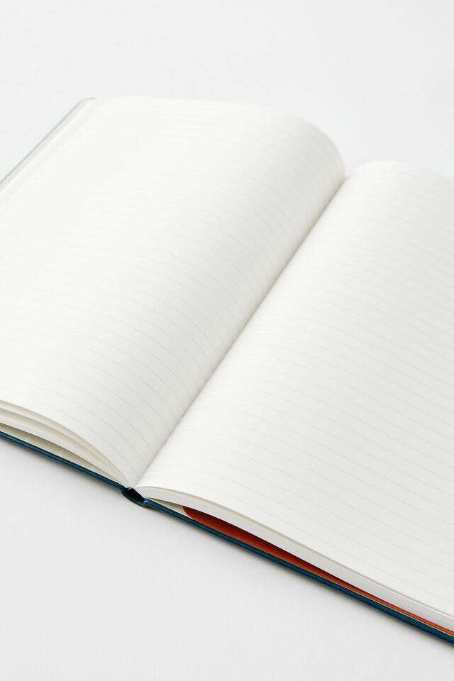 B5 Hard Cover Lined Notebook, NORTH SEA